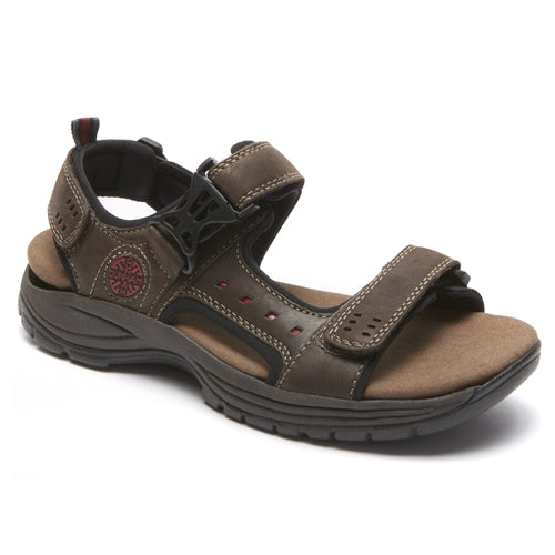 Dunham Nolan Adjustable Strap Sandals - Brown