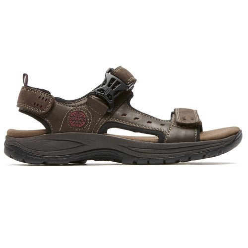 Dunham Nolan Adjustable Strap Sandals - Brown