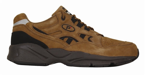 Propet Preferred Stability Walker Chocolate Nubuck Shoes