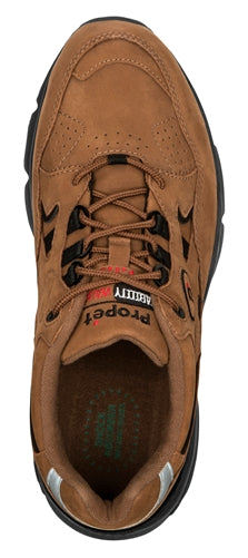 Propet Preferred Stability Walker Chocolate Nubuck Shoes