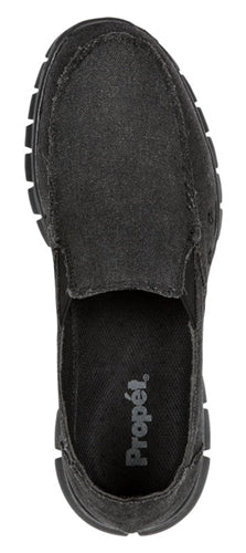 Propet McLean - Men’s Wide Fit Black Slip-on Shoes