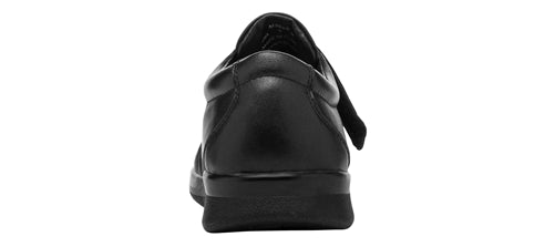 Propet Men’s Preferred Pucker Moc Black Strap Shoe
