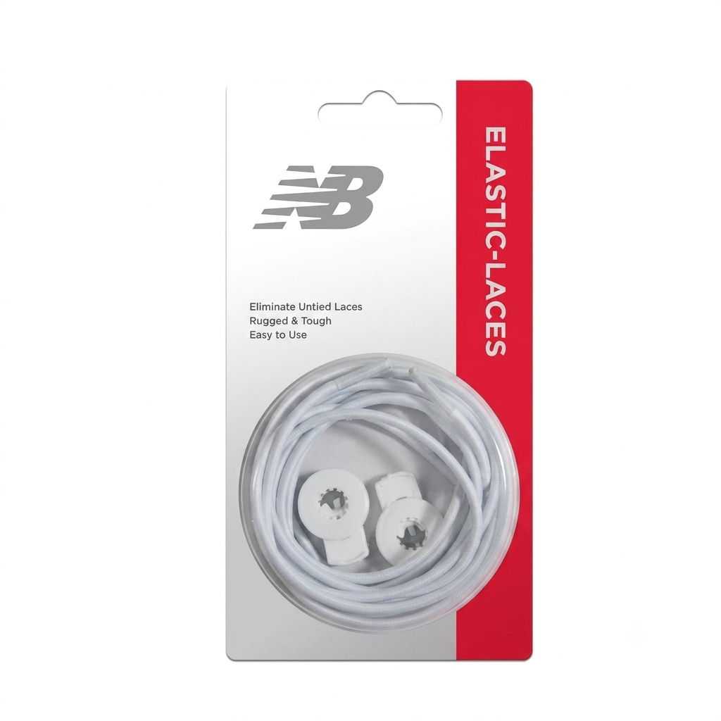 New Balance Elastic Laces - White