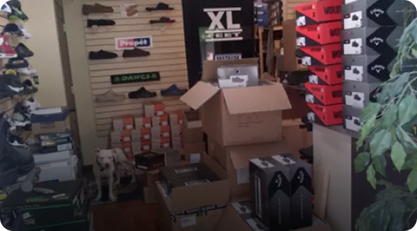 Showroom of first store location