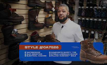 Carolina Men's 6 inch Waterproof Composite Broad Toe Work Boot