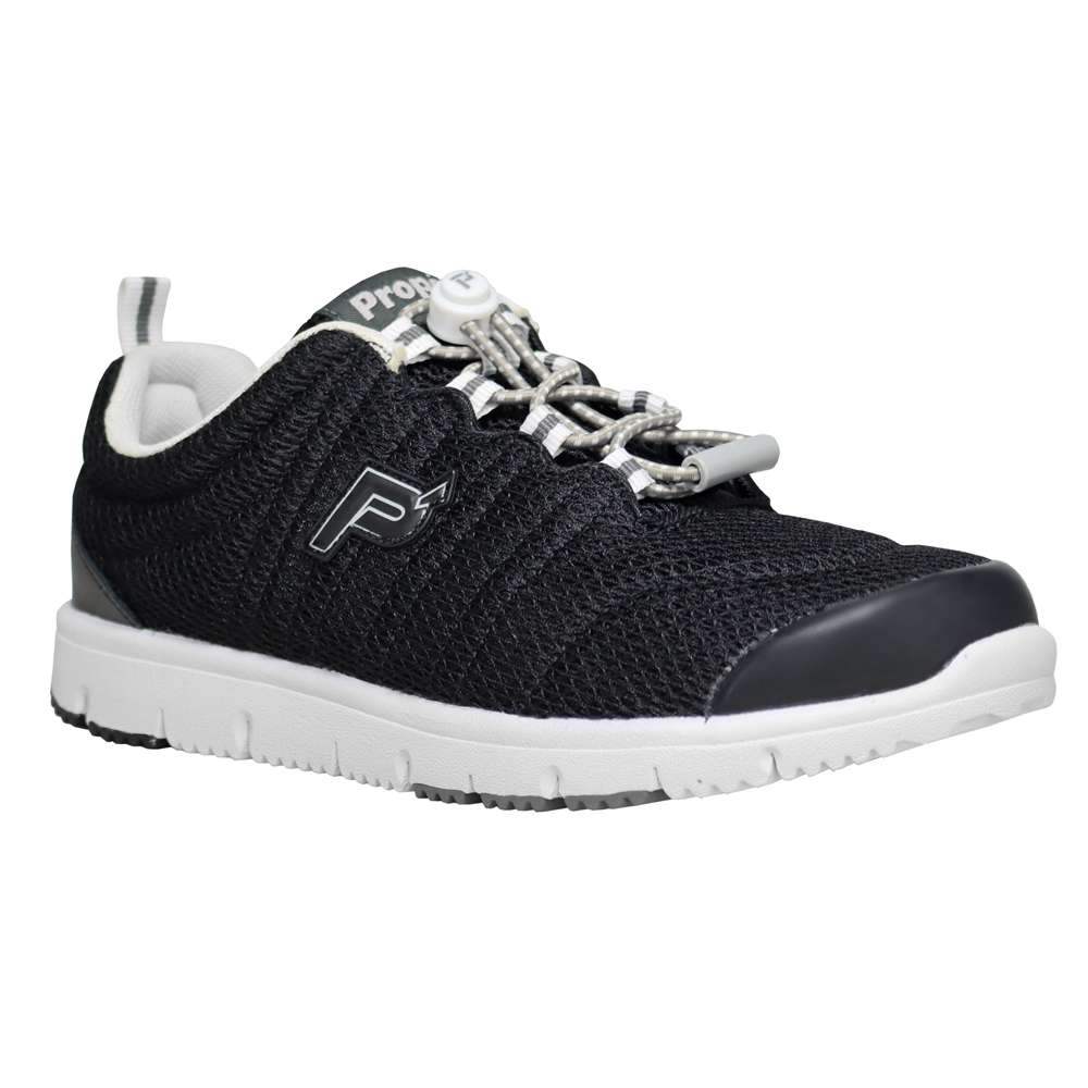 Propet TravelWalker II Women's Sneaker - Black Mesh