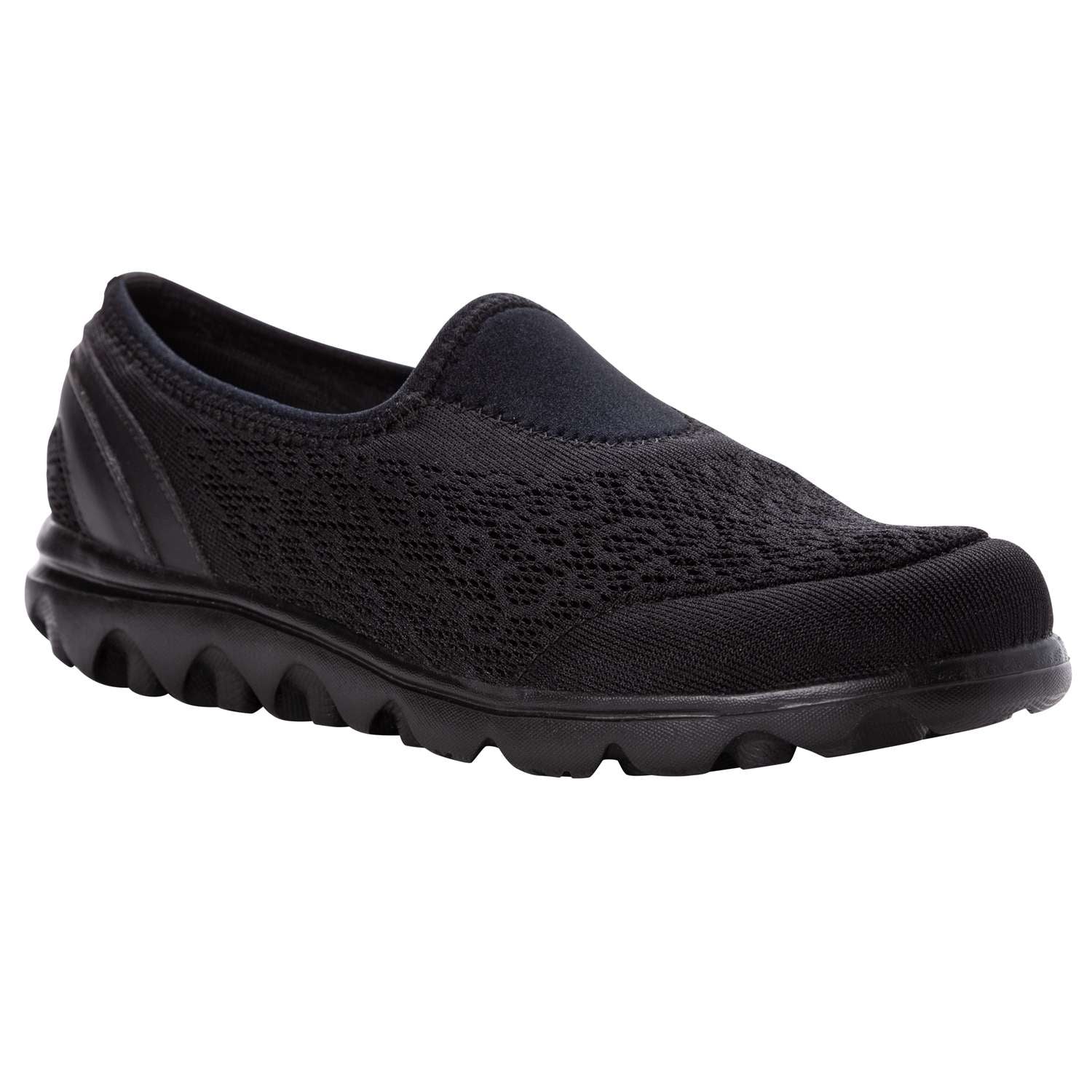 Propet TravelActiv Slip On Women's Sneaker - All Black