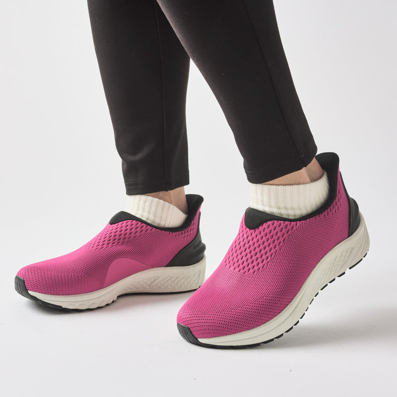 Propet Propet One Velocity Slipon Women's Sneaker - Fuchsia/Black