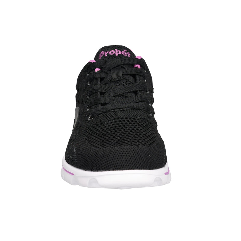 Propet TravelActiv Axial Women's Sneaker - Black/Purple
