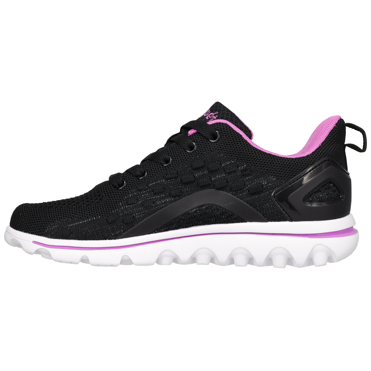 Propet TravelActiv Axial Women's Sneaker - Black/Purple