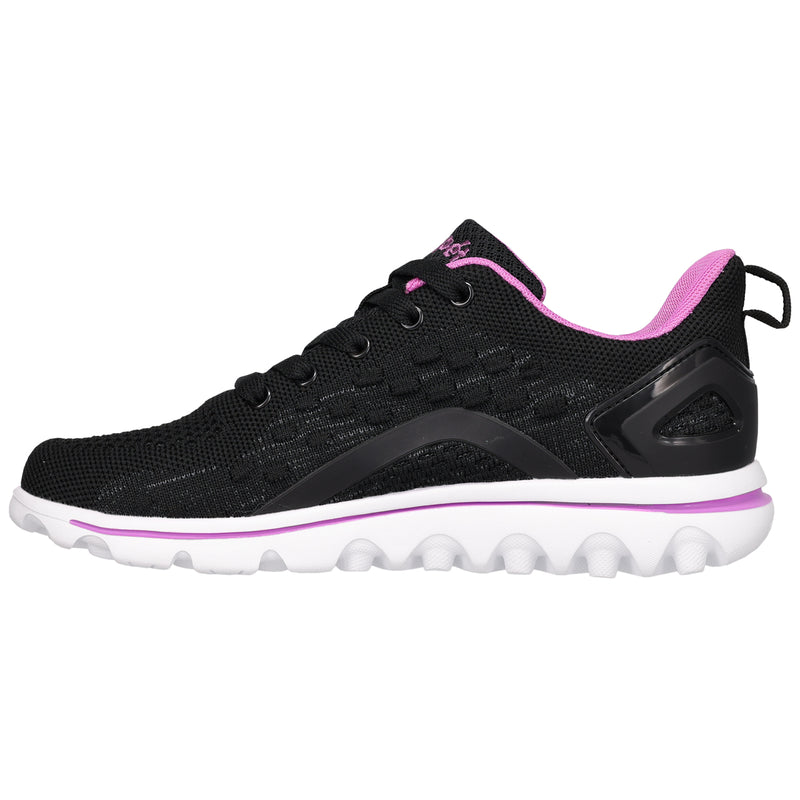 Propet TravelActiv Axial Women's Sneaker - Black/Purple