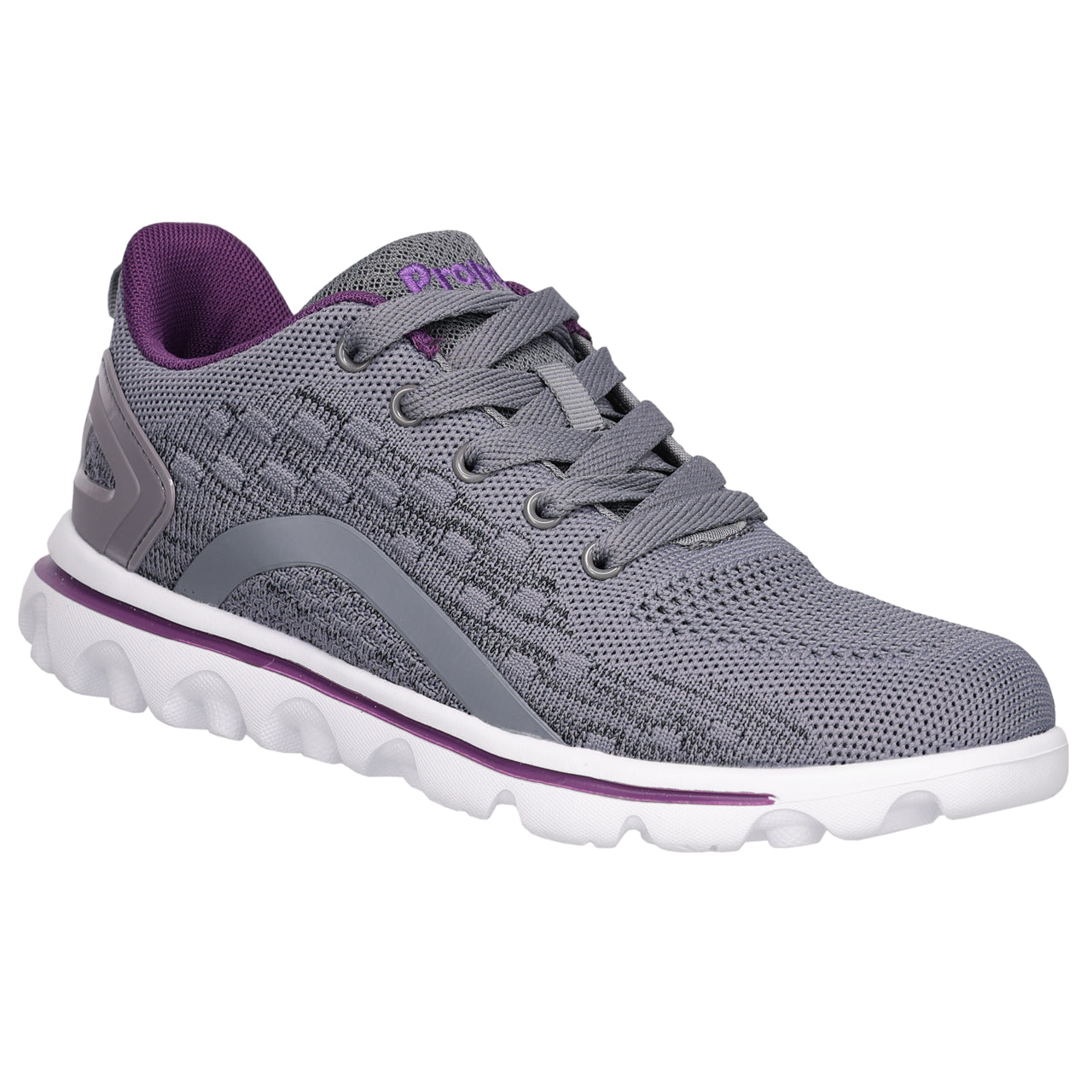Propet TravelActiv Axial Women's Sneaker - Grey/Purple