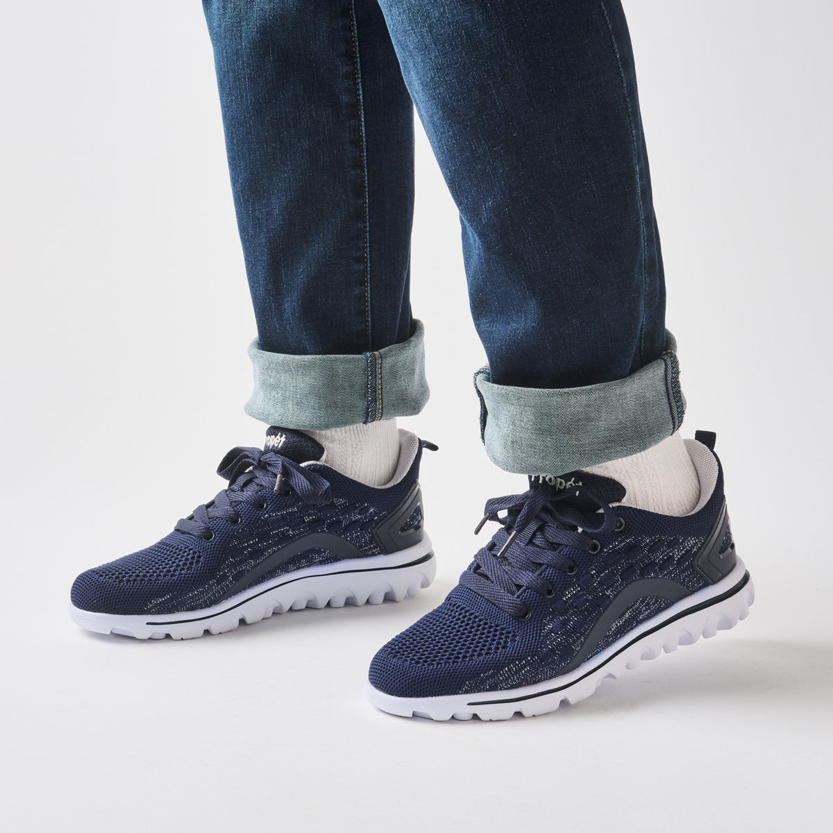 Propet TravelActiv Axial Women's Sneaker - Navy/White