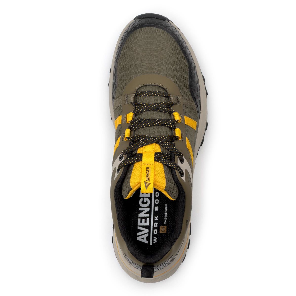 Avenger A1222 Mens Aero Trail Composite Toe EH Safety Shoes | XLfeet
