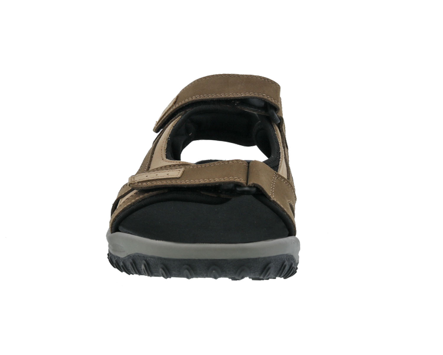 Drew Shoe Warren Tan Nubuck Orthopedic Sandals