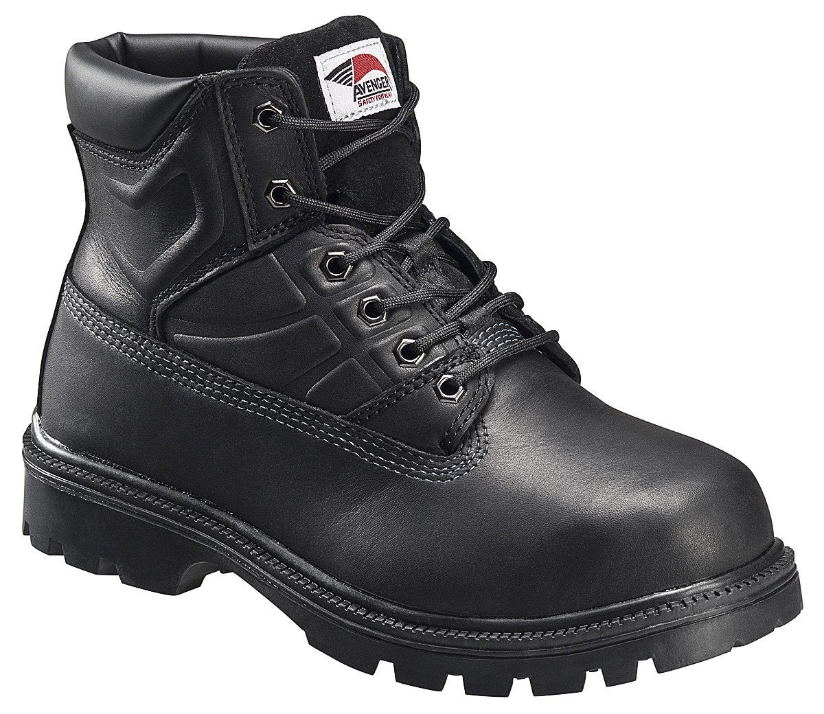 Avenger 7591 Hammer 6" Internal Met Guard Composite Toe Work Boot - Brown