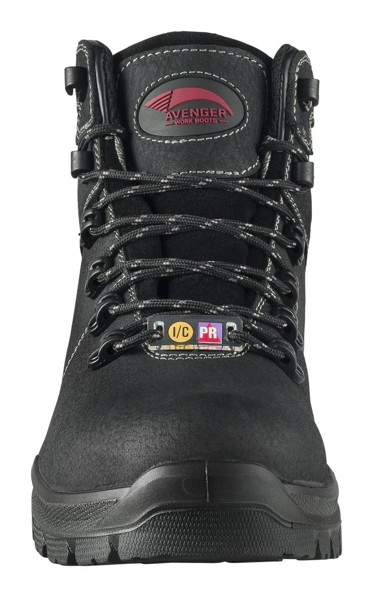 Avenger 7400 Foundation 6" Waterproof Carbon Nanofiber Toe Boot - Black