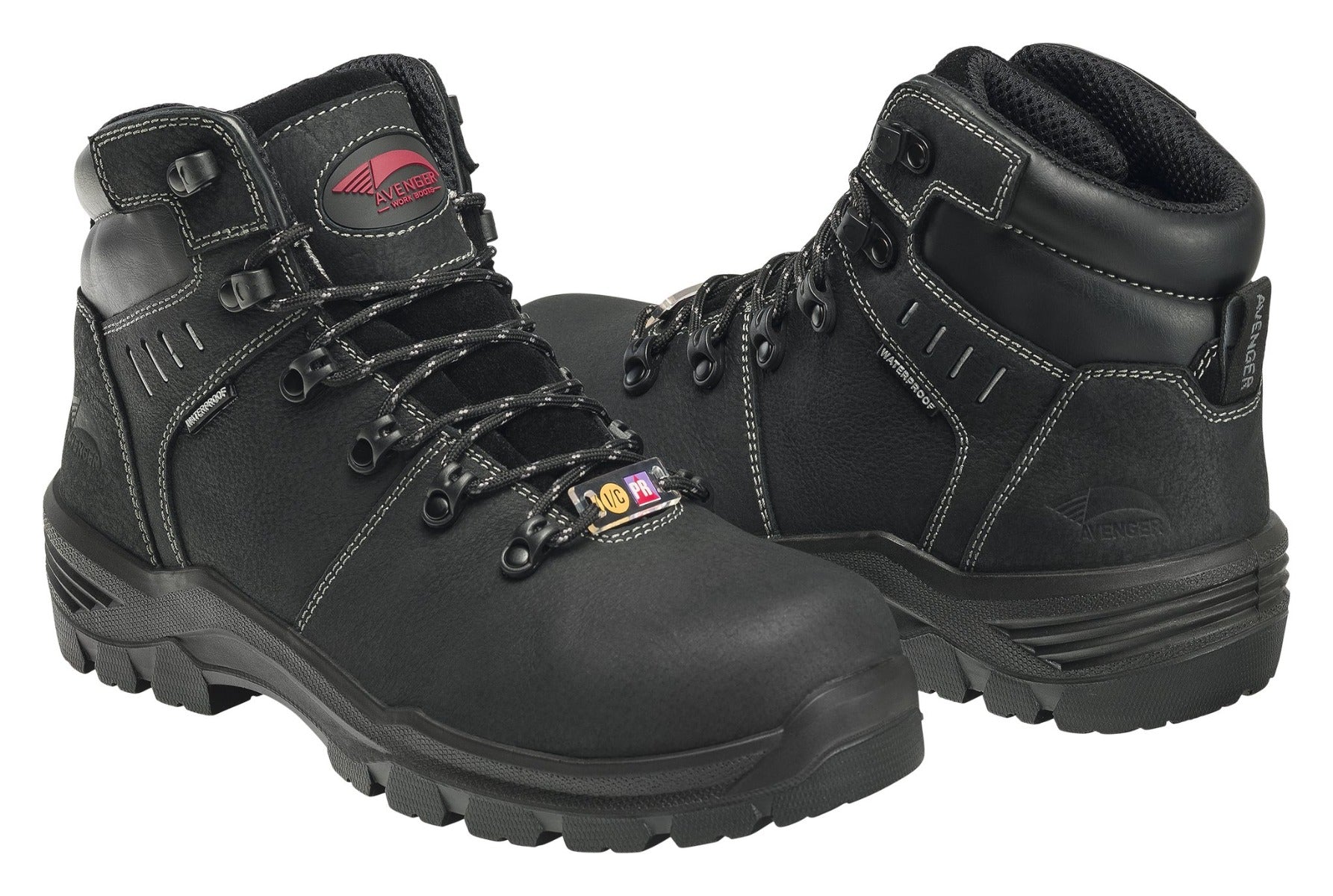 Avenger 7400 Foundation 6" Waterproof Carbon Nanofiber Toe Boot - Black