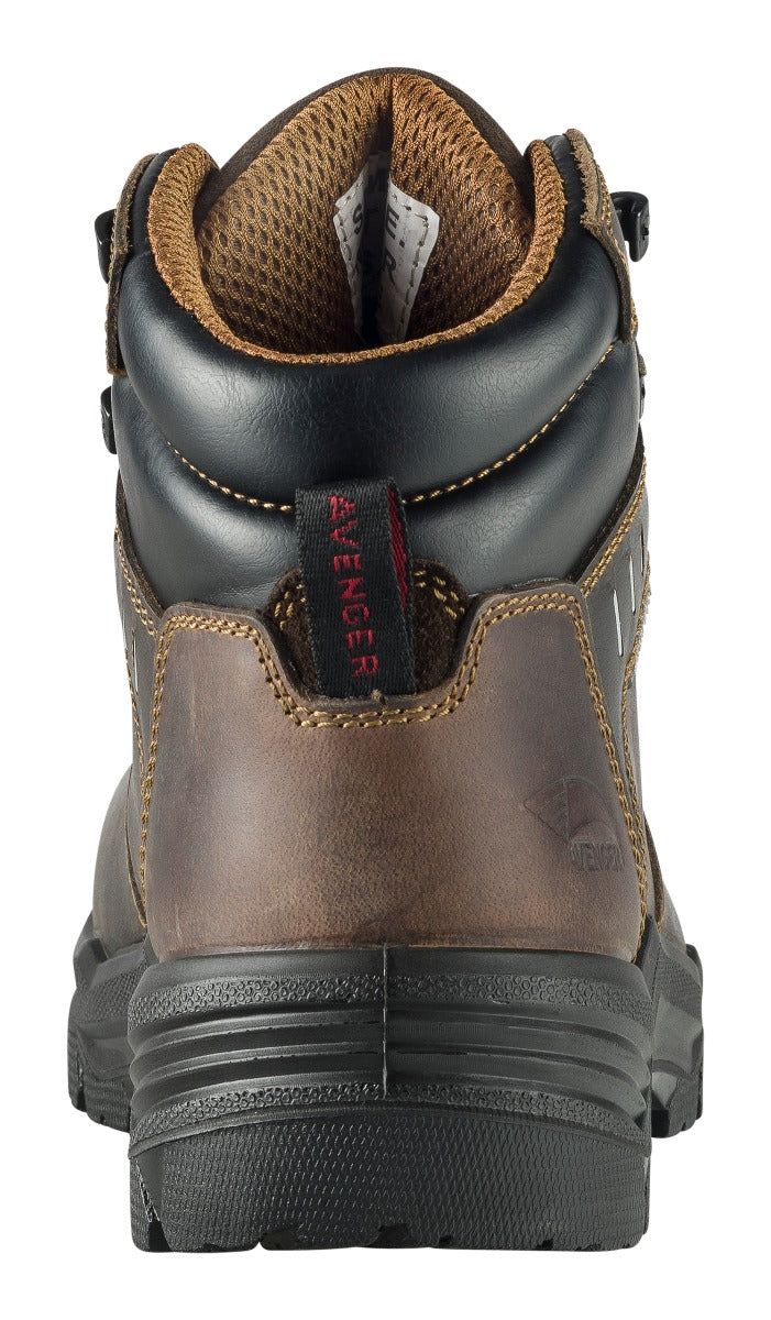 Avenger 7401 Foundation 6" Waterproof Carbon Nanofiber Toe Boot - Brown