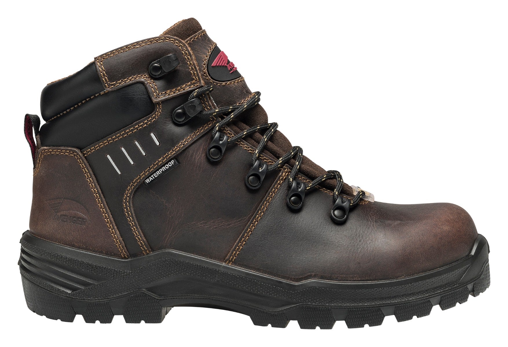 Avenger 7401 Foundation 6" Waterproof Carbon Nanofiber Toe Boot - Brown