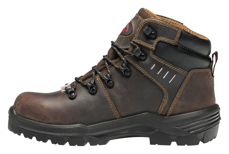 Avenger 7401 Foundation 6" Waterproof Carbon Nanofiber Toe Boot - Brown