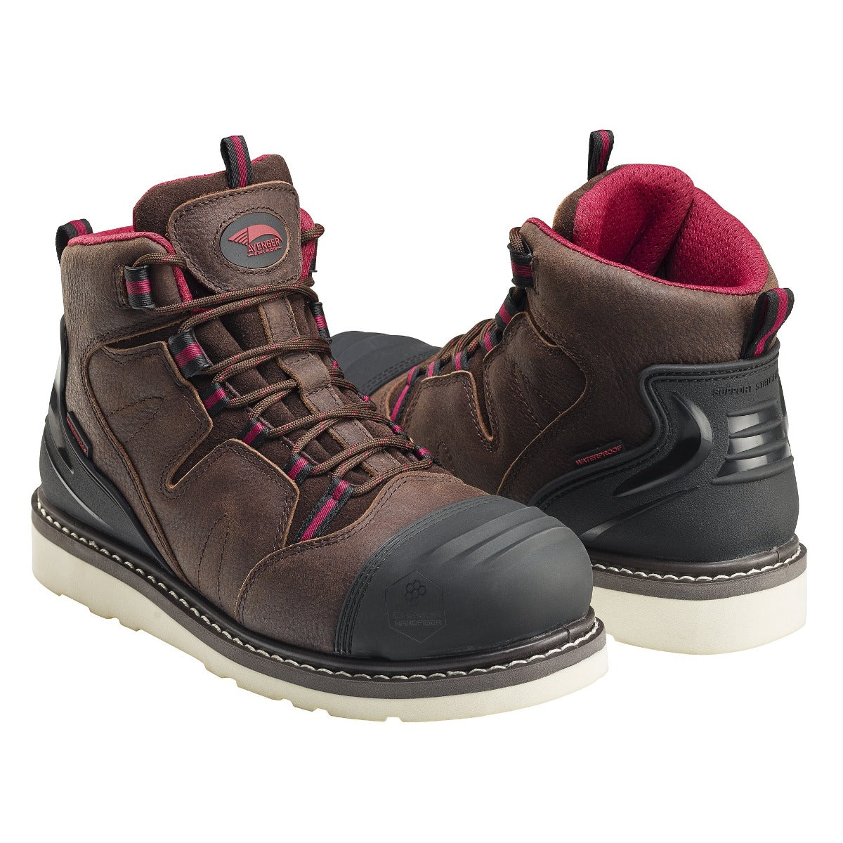 The Avenger 7506 Wedge 6” Waterproof Carbon Nanofiber Toe Boot