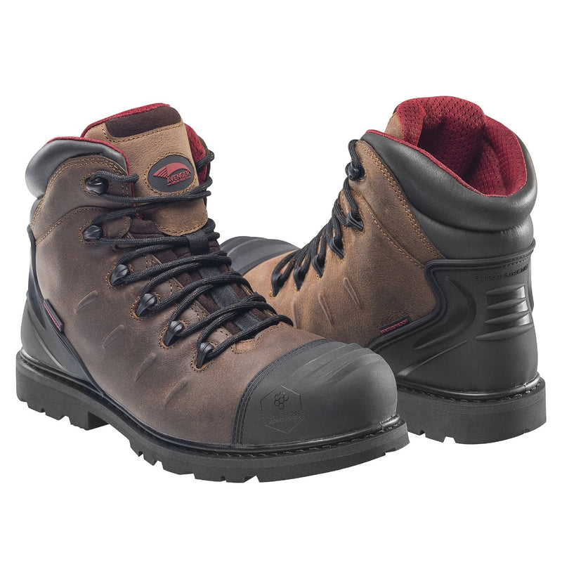Avenger 7546 Hammer 6" Composite Toe Work Boot - Brown