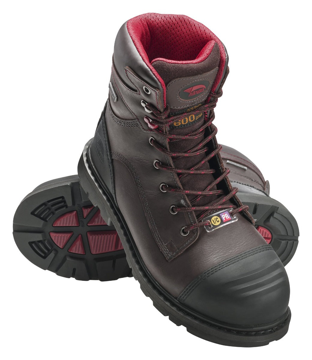 Avenger 7573 Men's 8" Insulated Waterproof Composite Toe Work Boot