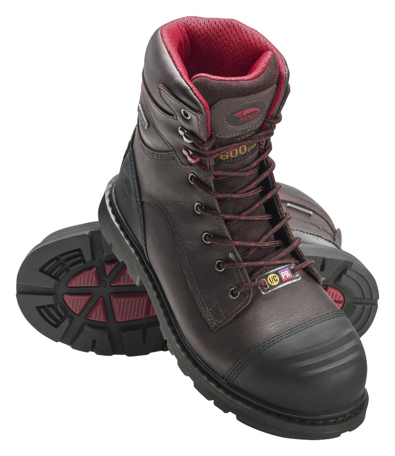 Avenger 7573 Men's 8" Insulated Waterproof Composite Toe Work Boot