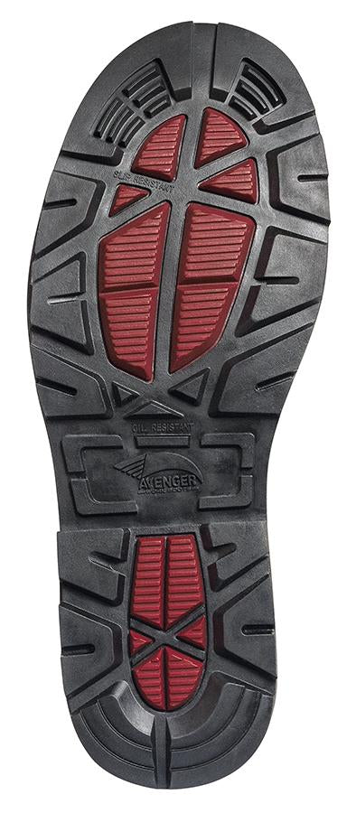 Avenger 7591 Hammer 6" Internal Met Guard Composite Toe Work Boot - Brown