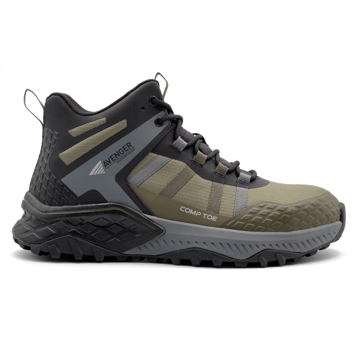 Avenger Men's Aero Trail MID - Composite Toe Boots - Olive