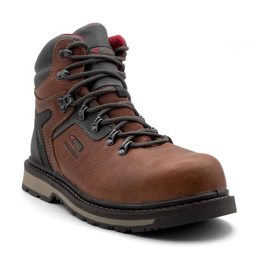 Avenger Men's Blacksmith 6" Alloy Toe - Med Brown
