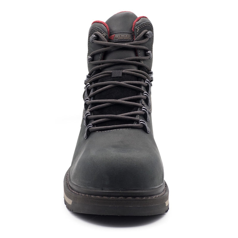 Avenger Men's Blacksmith 6" MET Alloy Toe - Black