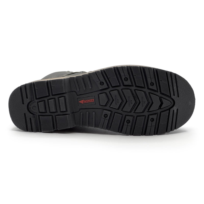 Avenger Men's Blacksmith 6" MET Alloy Toe - Black