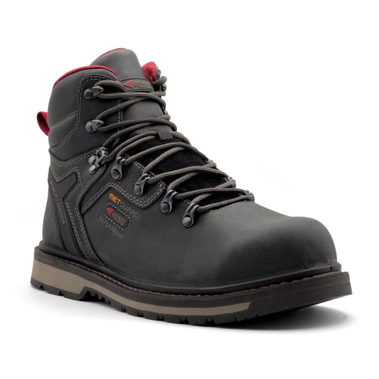 Avenger Men's Blacksmith 6" MET Alloy Toe - Black