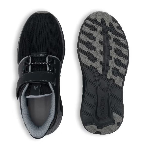 ANODYNE No. 46 Mens Sport Jogger w/ Heel Assist - Black Grey
