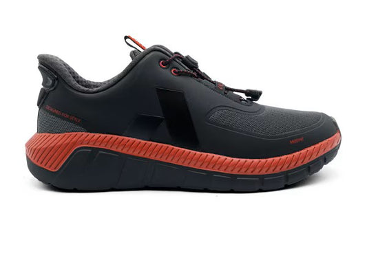 ANODYNE No. 22 Mens Sport Runner w/ Heel Assist - Black Red