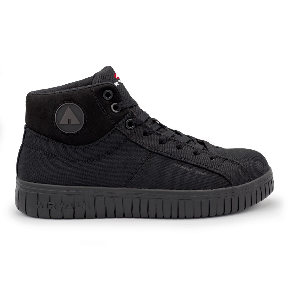 Airwalk Mens Deuce Mid Composite Toe Safety Shoe - Black/Black