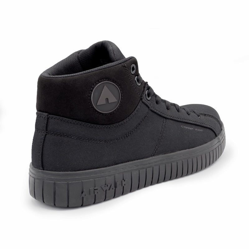 Airwalk Mens Deuce Mid Composite Toe Safety Shoe - Black/Black
