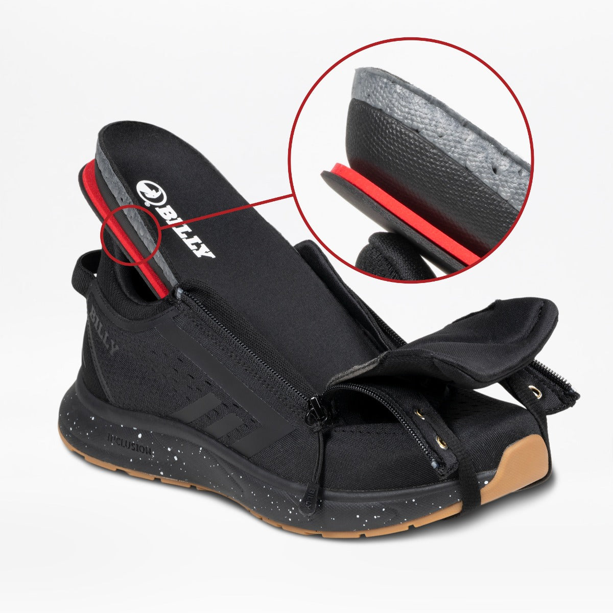 Men's BILLY Sport Inclusion DZ1 Black/Black/Gum