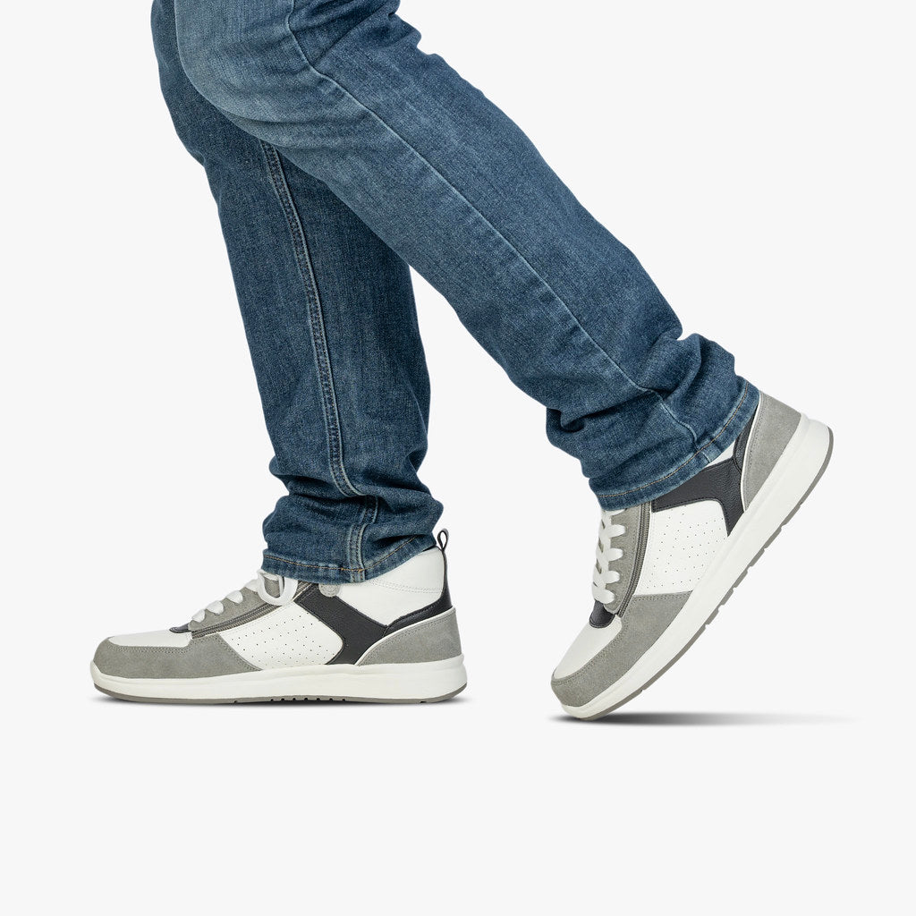 BILLY Comfort DZ High Mens White/Grey/Black