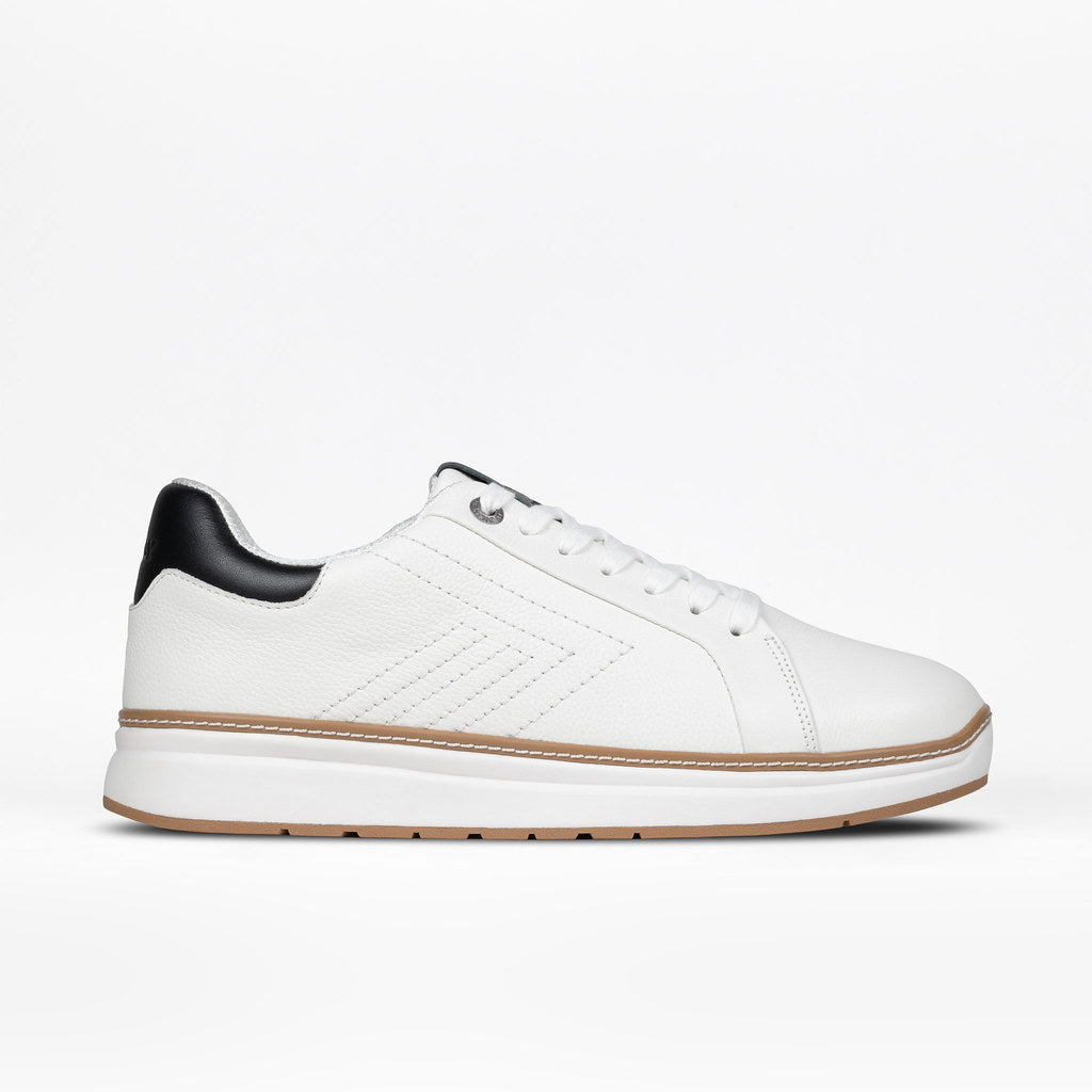 BILLY Comfort Luxe Mens White Leather