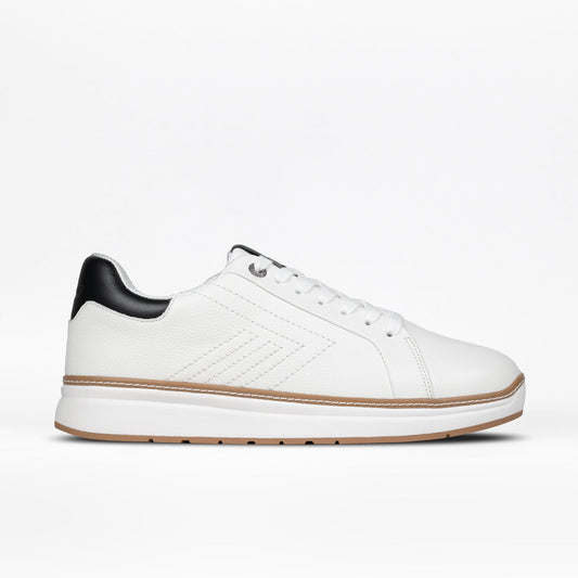 BILLY Comfort Luxe Mens White Leather