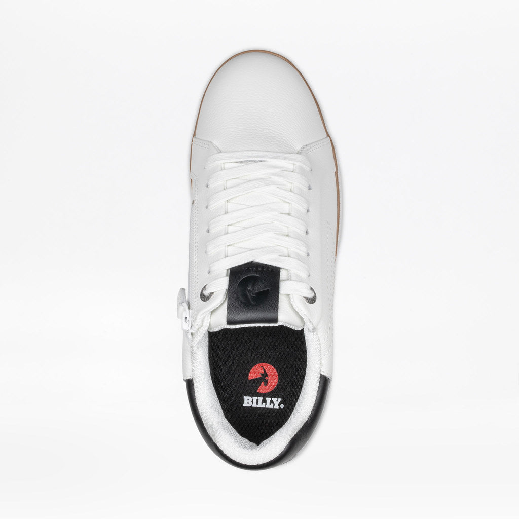 BILLY Comfort Luxe Mens White Leather