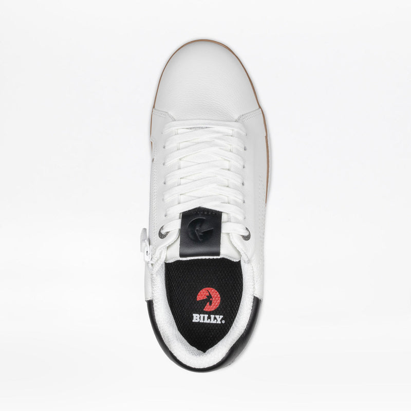 BILLY Comfort Luxe Mens White Leather