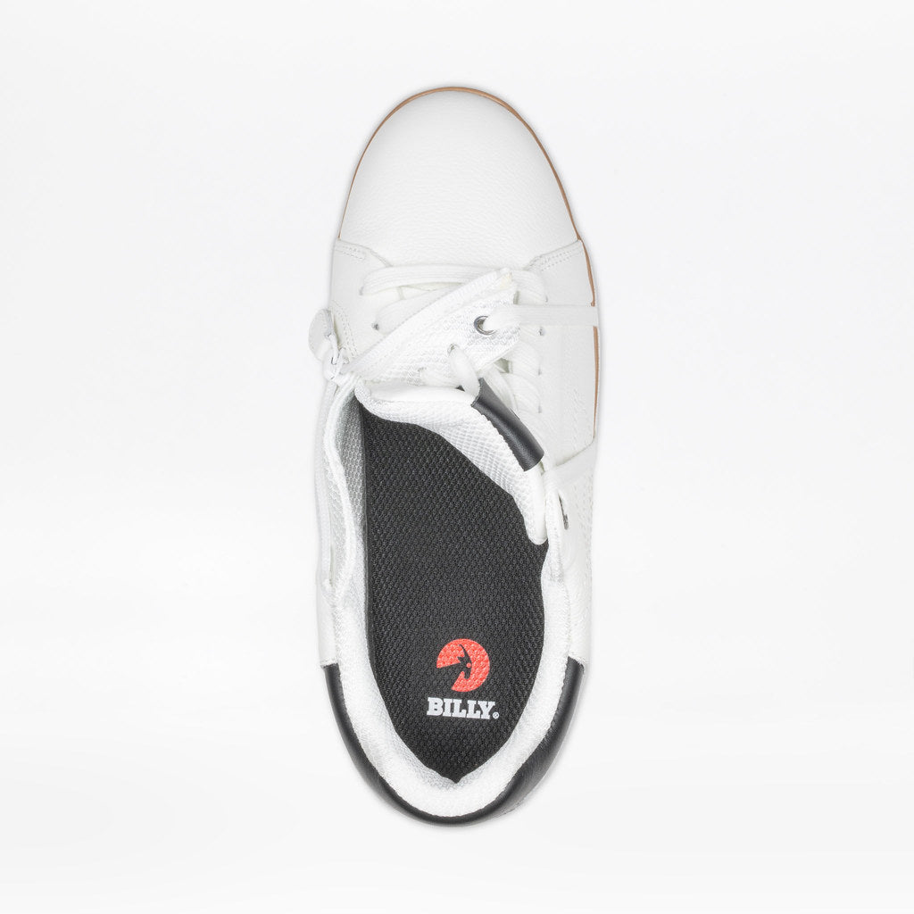 BILLY Comfort Luxe Mens White Leather