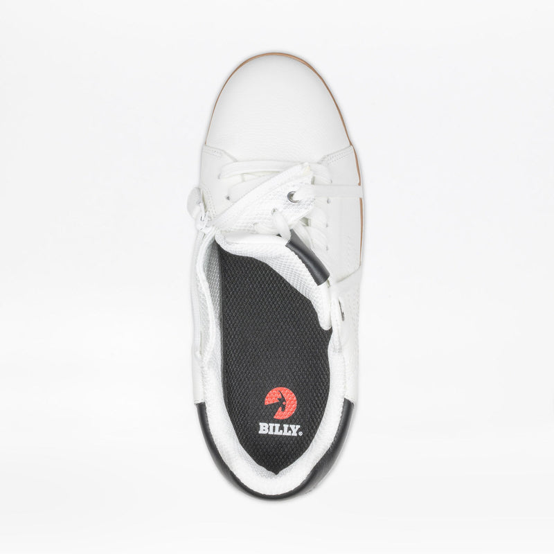 BILLY Comfort Luxe Mens White Leather
