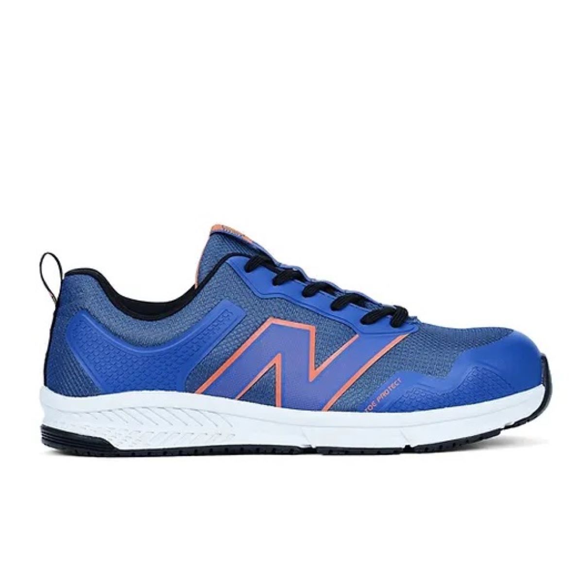 New Balance Mens Evolve Work Shoe - Alloy Toe EH - Blue/Orange