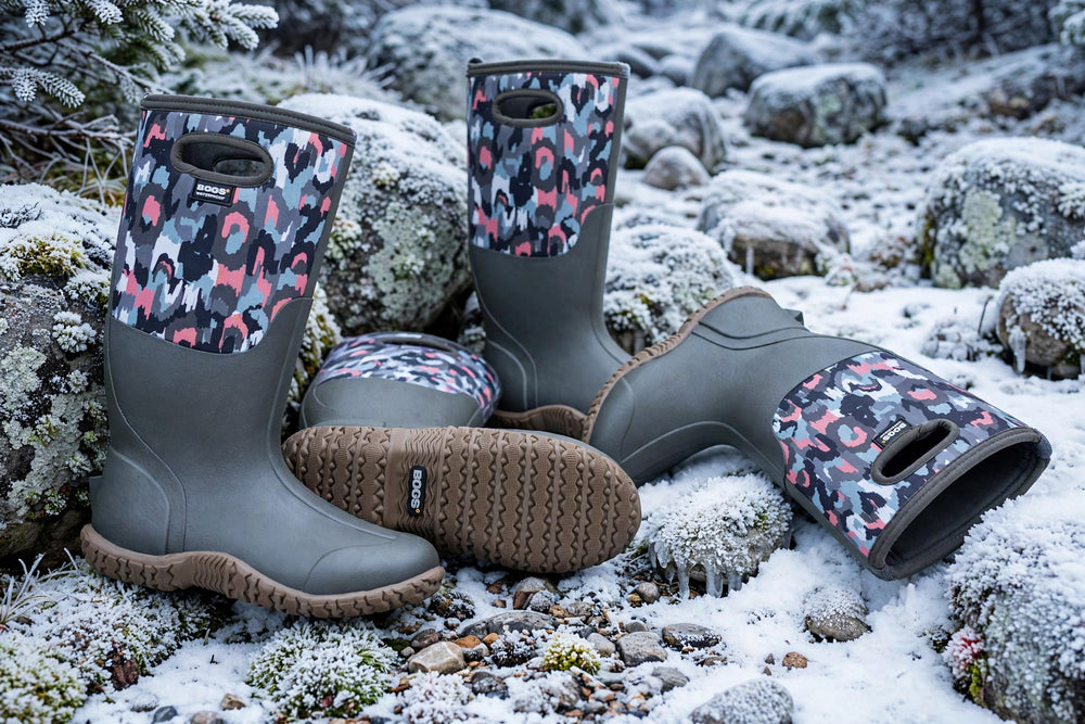 Bogs Mesa Ikat Women's Farm Boots - Dark Gray Multi