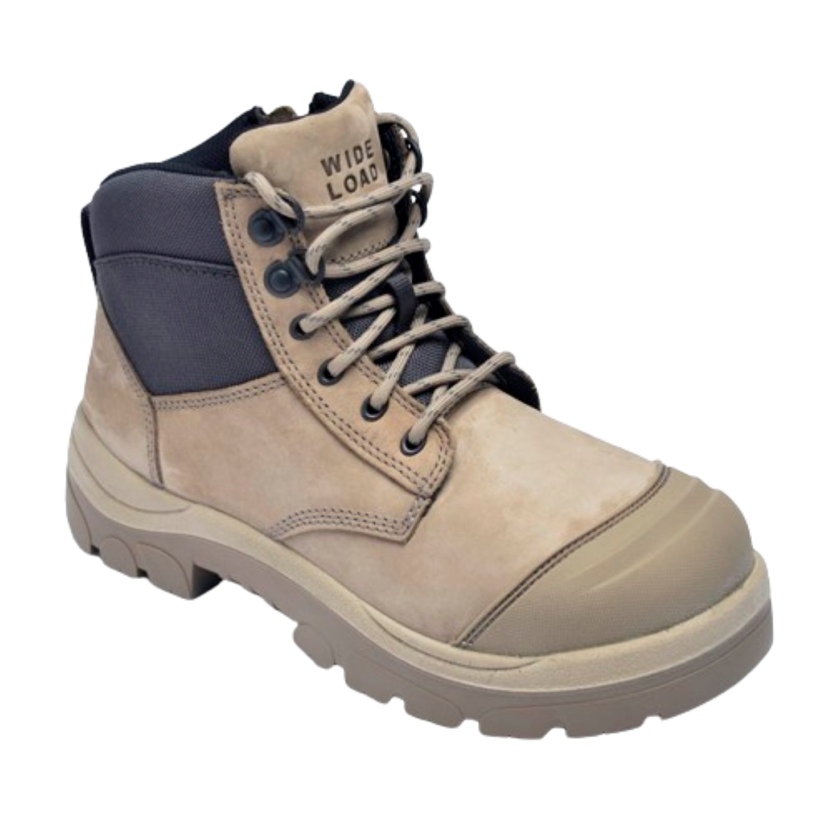 Wide Load 690SZ Steel Safety Toe Zip 6”6E Work Boot | XLfeet